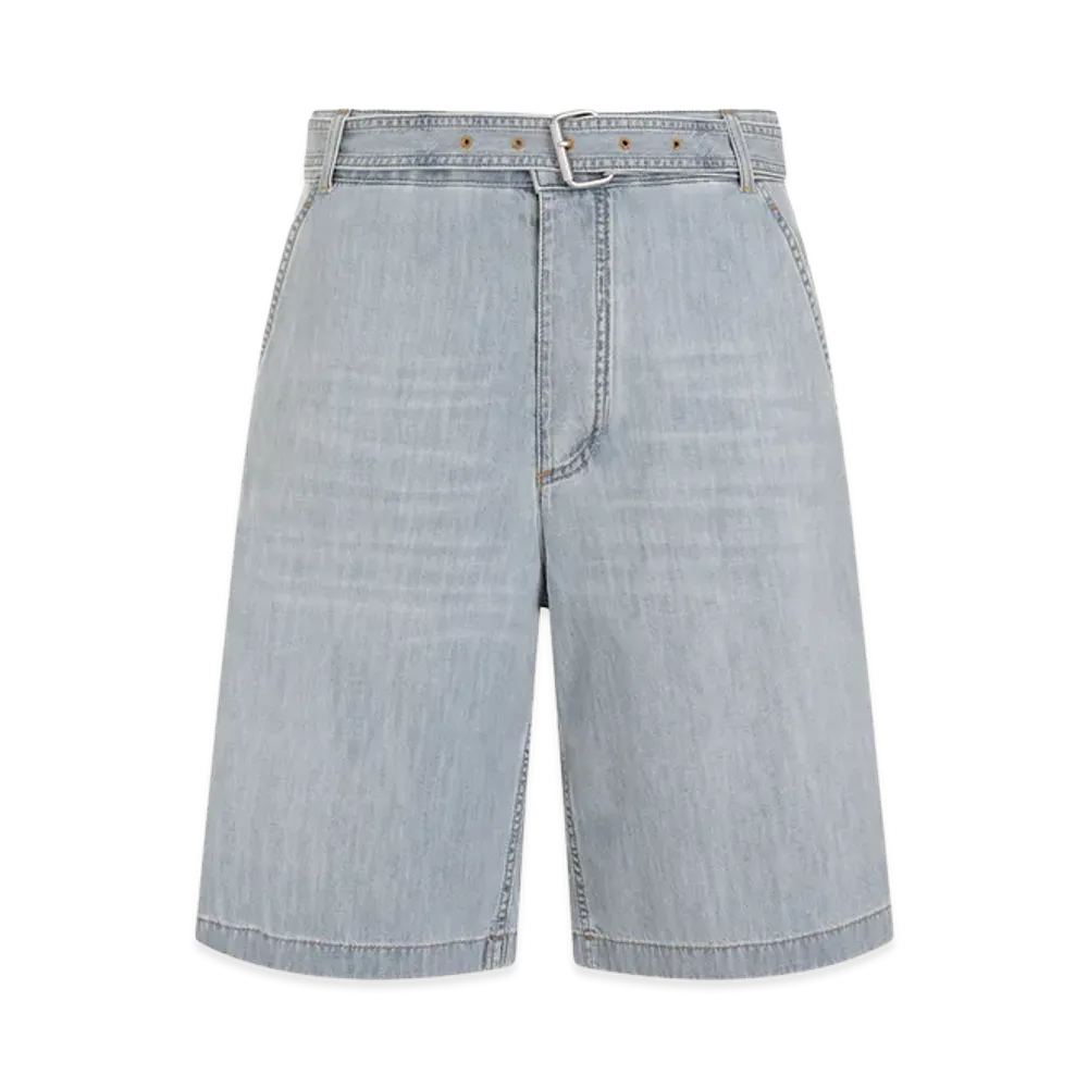 Bottega Veneta Denim Shorts "Light Blue"