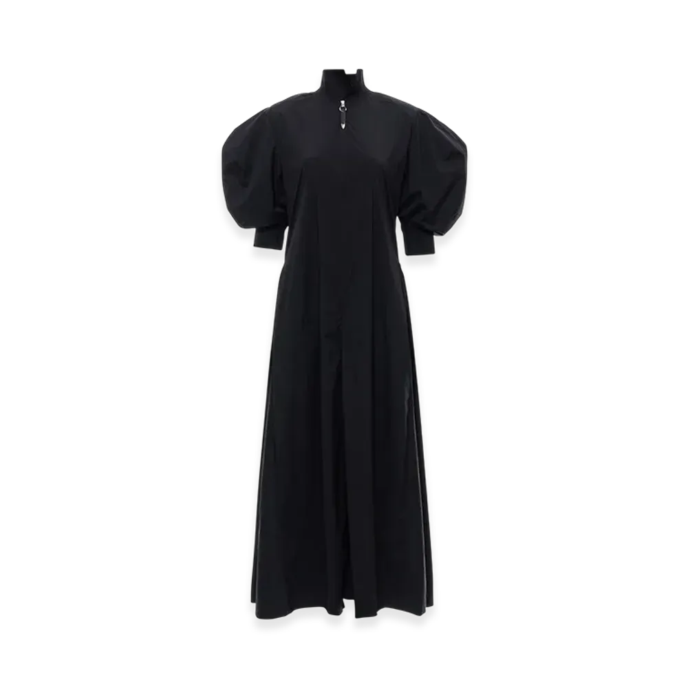 TOGA x PHENIX Type P-002 Pleated Hybrid Kimono Dress "Black"