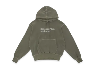 STARBUCKS x thisisneverthat Waffle Hoodie "Khaki"