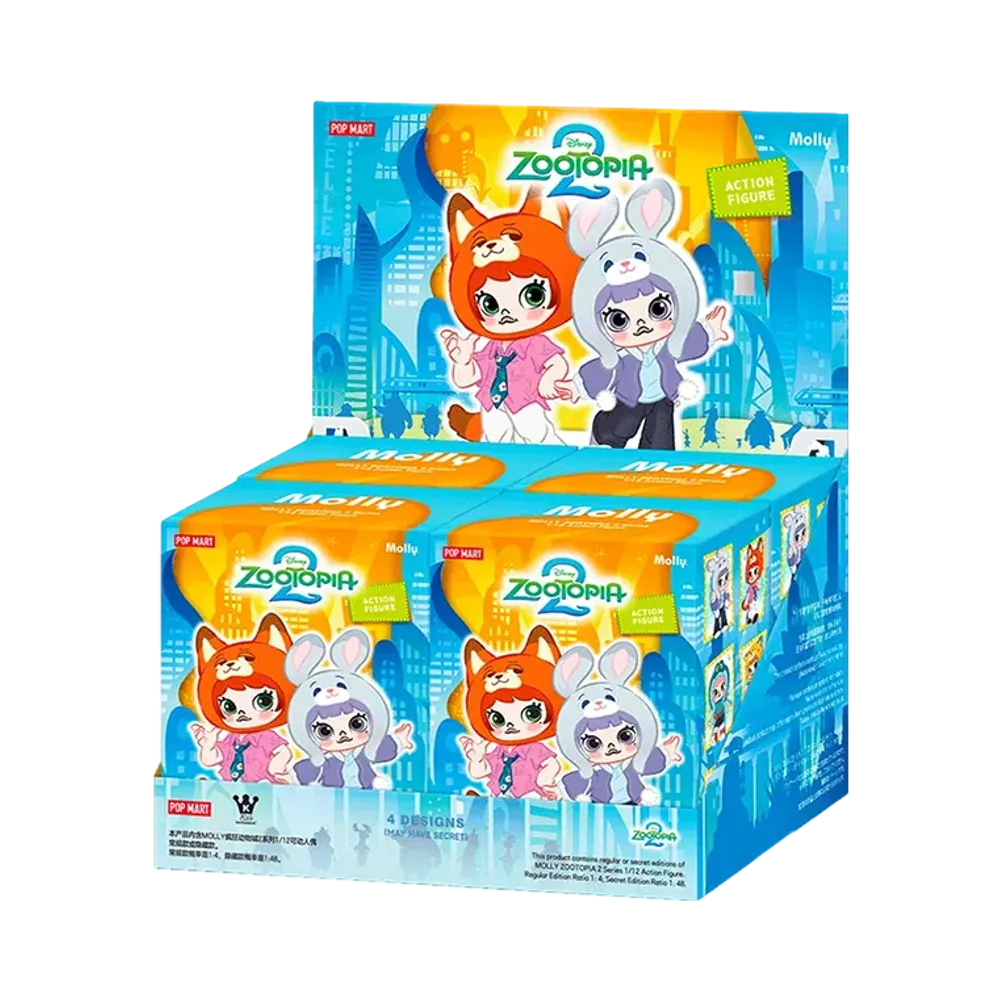 POP MART "BJD" MOLLY ZOOTOPIA 2 Series 1/12 Action Figure [Assortment Box]