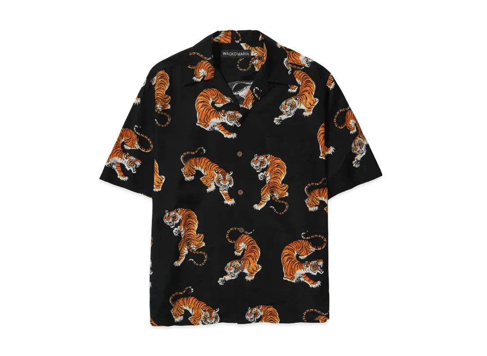 WACKO MARIA Tim Lehi / Hawaiian Shirt "Black"