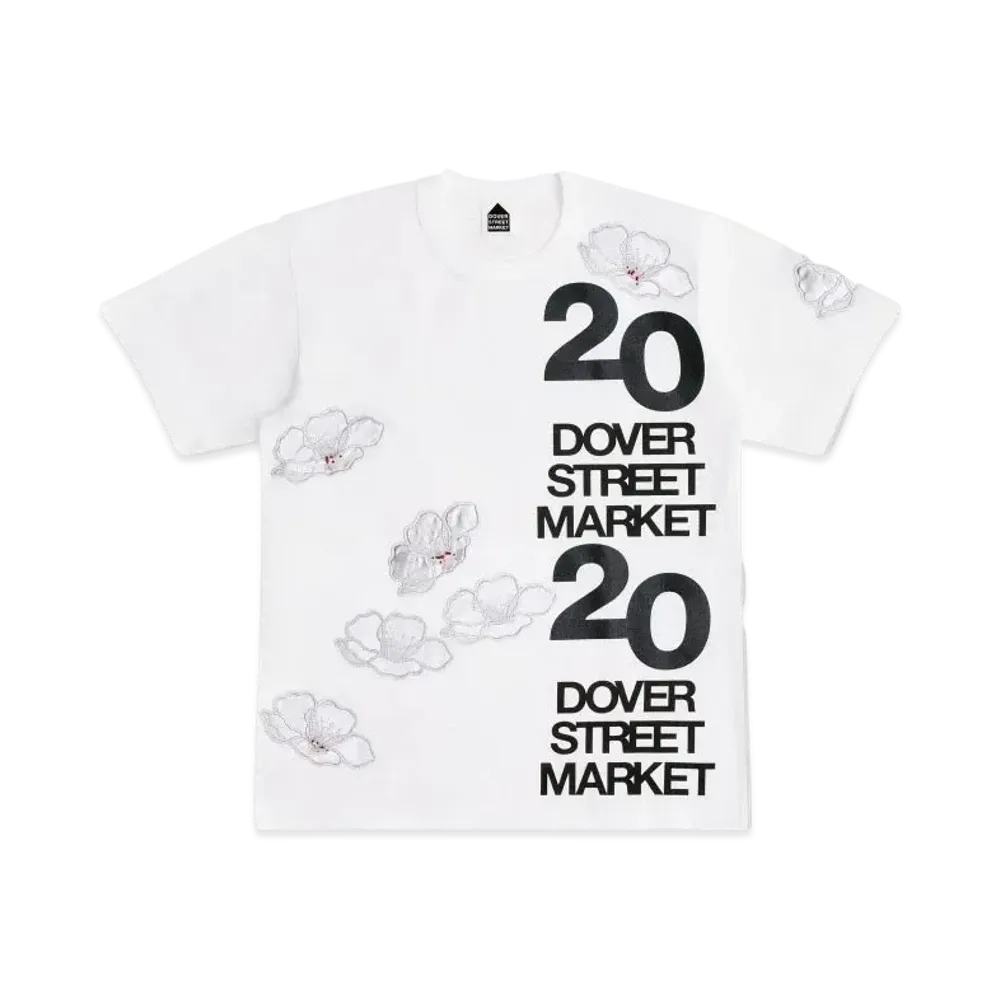 Dover Street Market London x Cecilie Bahnsen 20th Anniversary Tee "White"