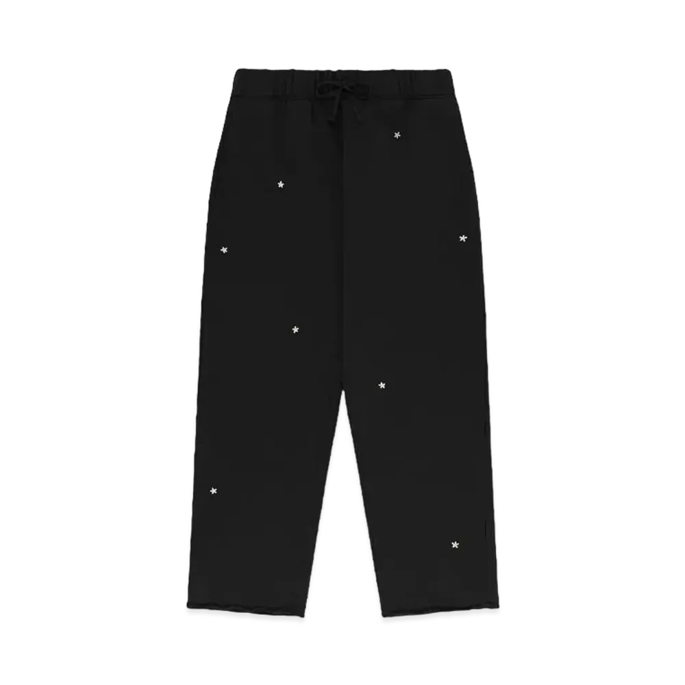 Aime Leon Dore Floral Embroidered Sweatpant "Black"