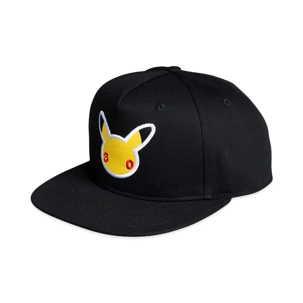 Pokemon 30th Celebration Flat-Bill Hat "Black"