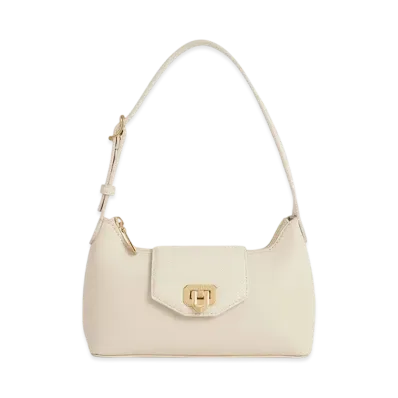 CHARLES & KEITH Arwen Belt Shoulder Bag "Beige"