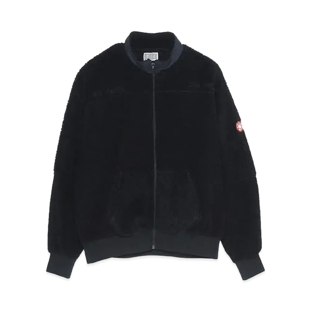 Cav Empt (C.E) PANEL FLEECE ZIP UP "Black"