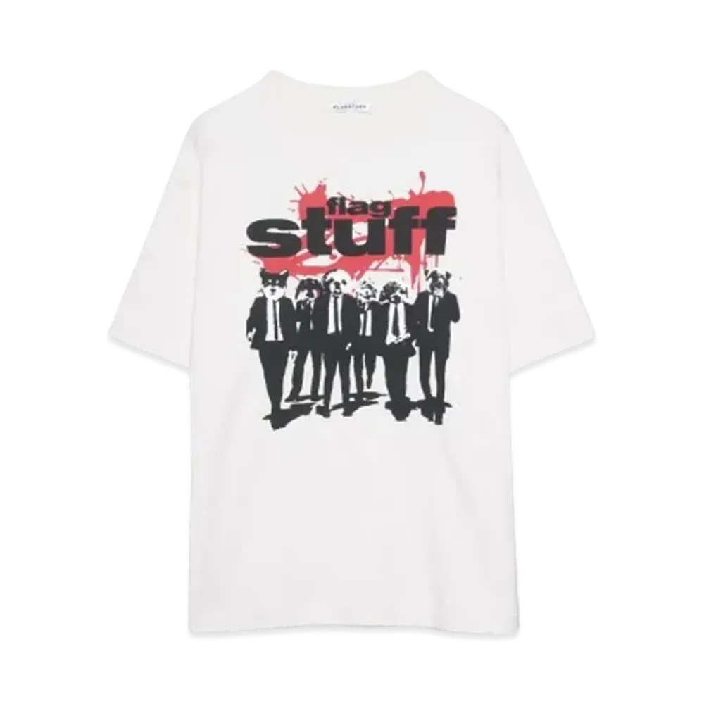 F-LAGSTUF-F DOGS Tee "WHITE"