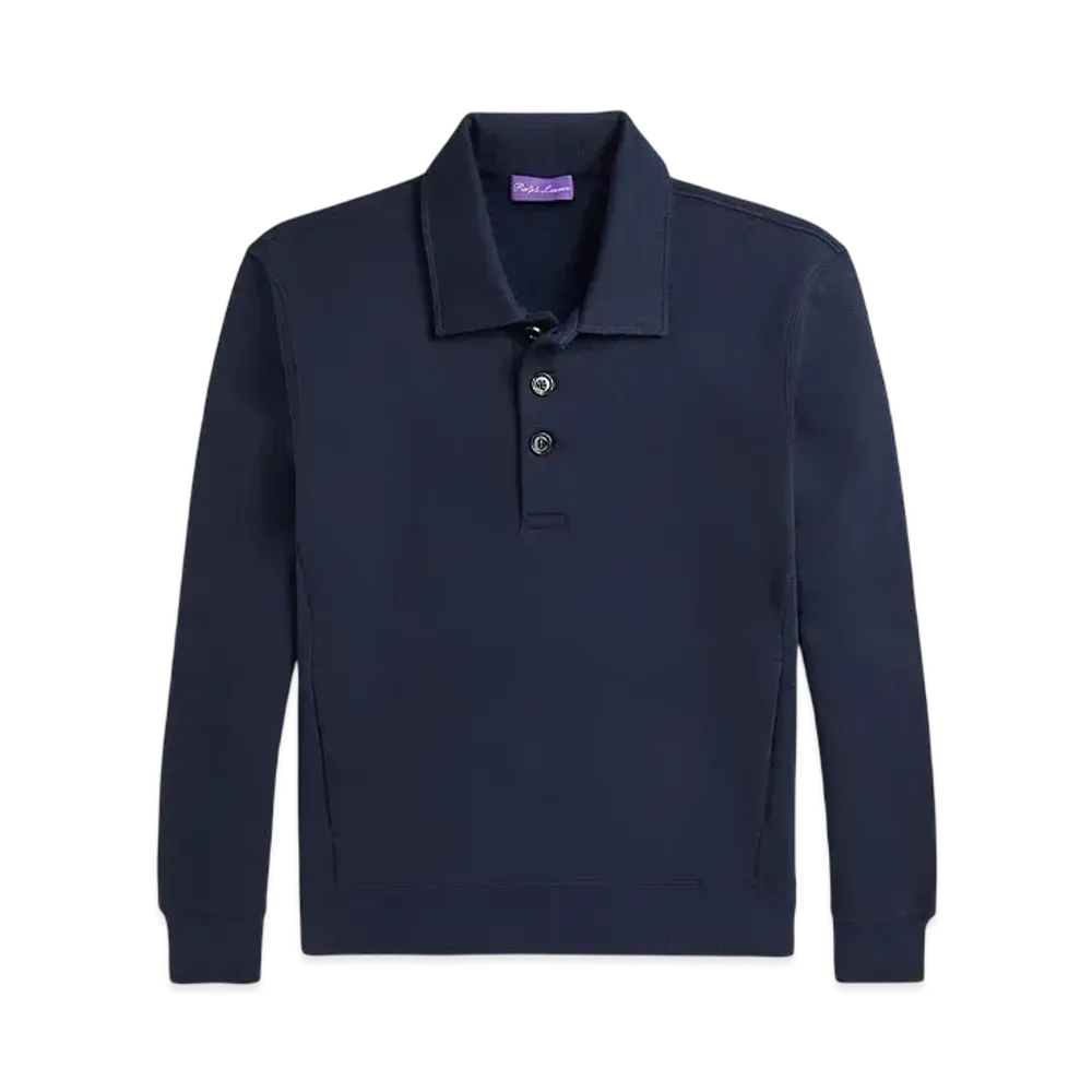 Ralph Lauren Purple Label Fleece Colored Sweatshirt "Navy"