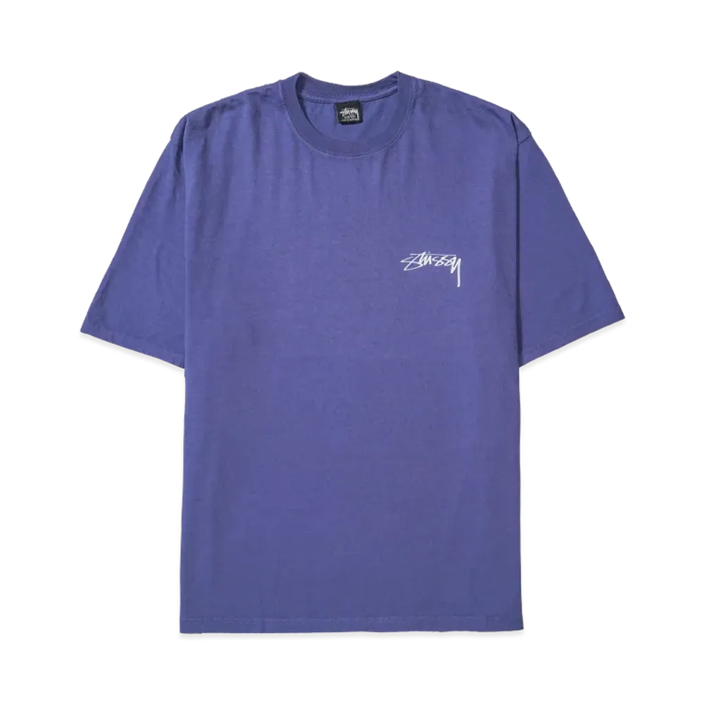 Stussy Skate Stack Tee Pigment Dyed "Indigo"