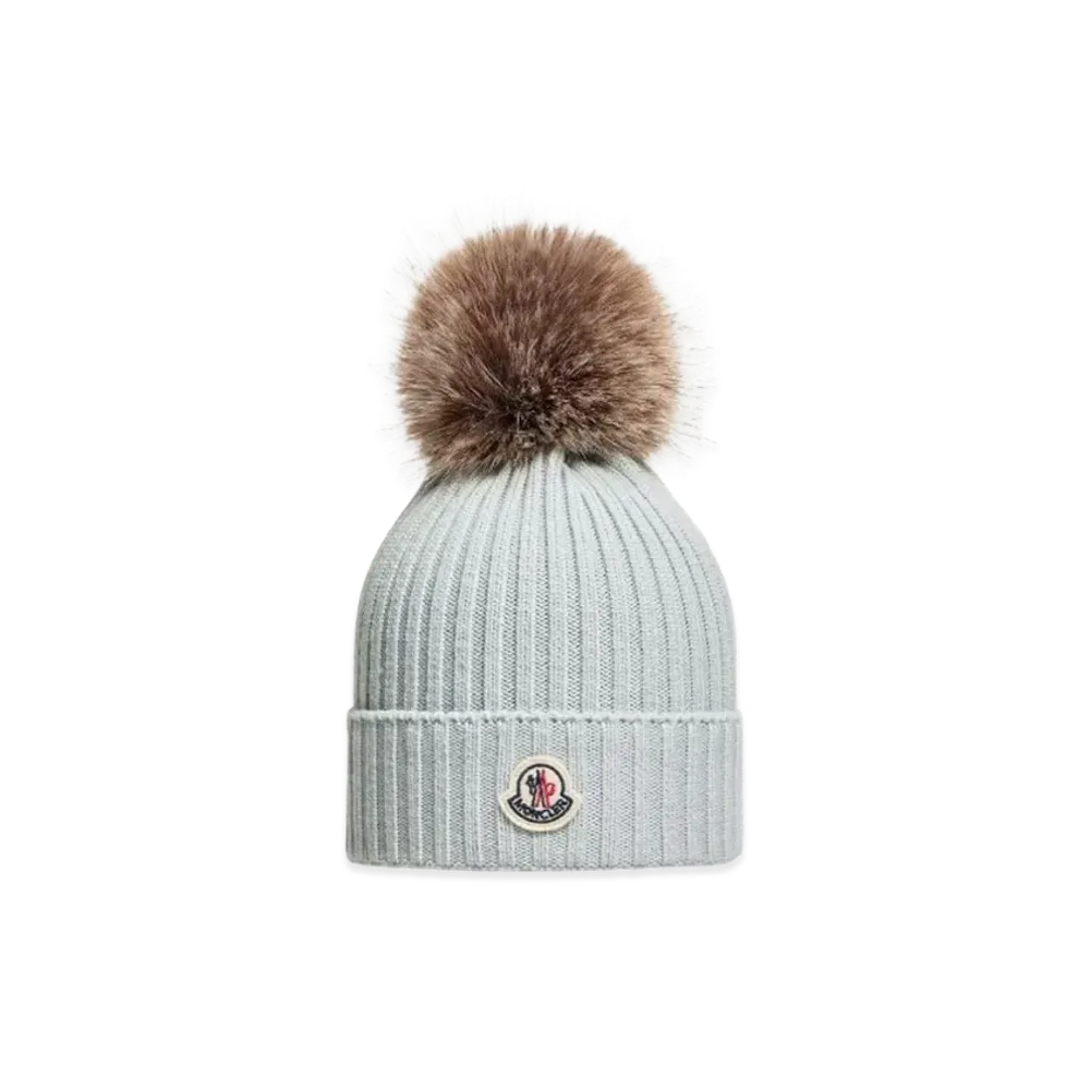 MONCLER Kids Beanie "Light Blue"