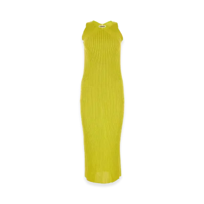Jil Sander Women's Viscose Dress "Green"