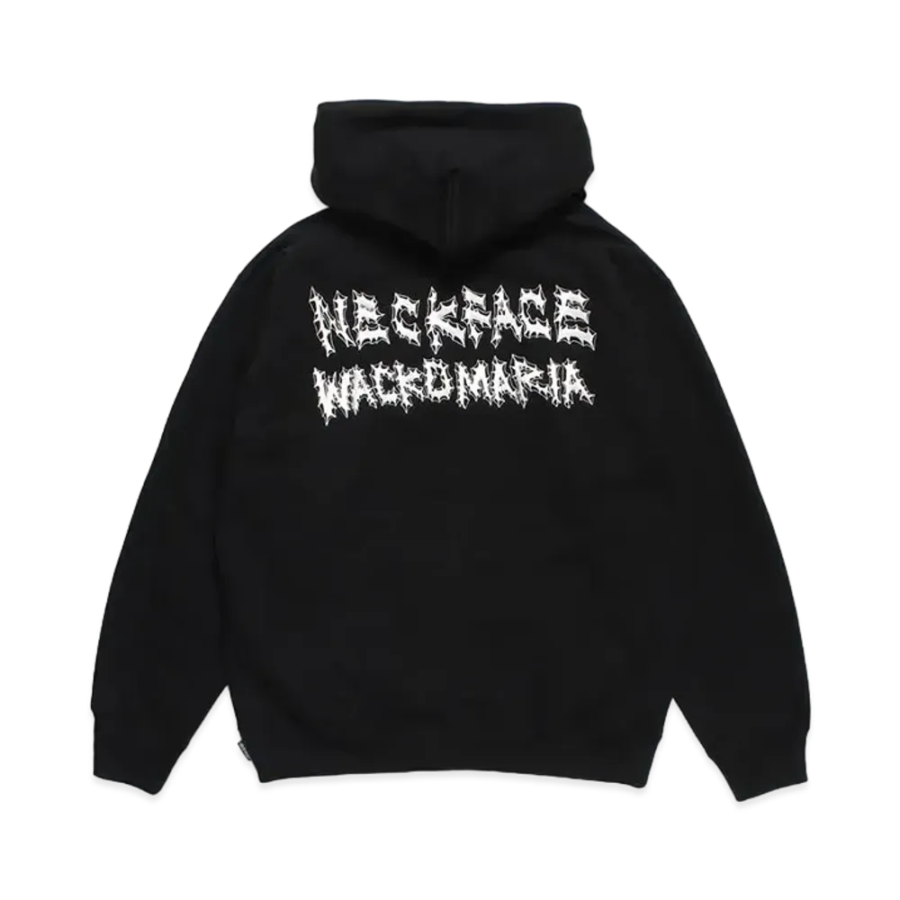 WACKO MARIA x neckface / Heavy Weight Hooded Sweat Shirt "Black"