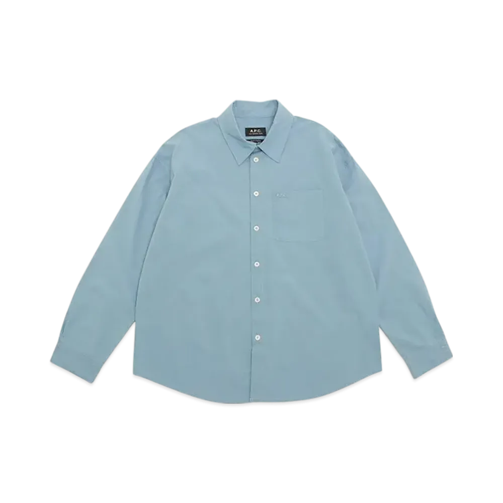 A.P.C. Chemise Boyfriend "Blue"