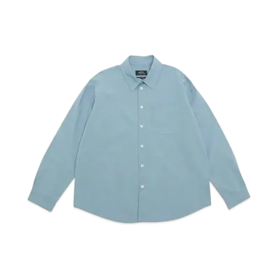 A.P.C. Chemise Boyfriend "Blue"