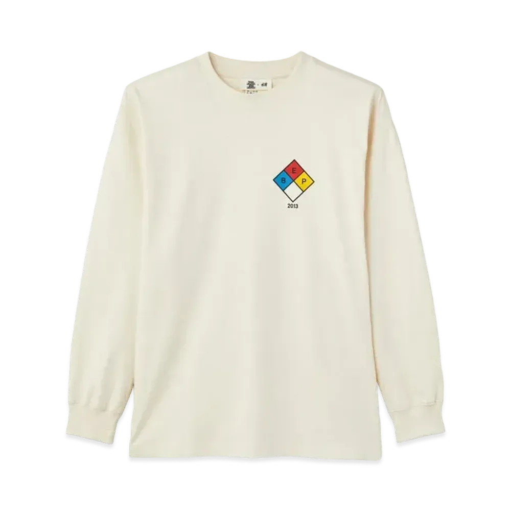 BlackEyePatch x H&M HOT COLLECTION LONG SLEEVE T-SHIRT "Ivory"