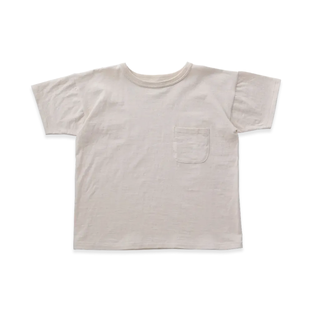 T.T Taiga Takahashi LOT.601 Pocket Tee Shirt S/S "Washed Ivory"