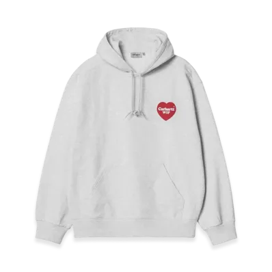 Carhartt WIP Hooded Heart Sweatshirt "Ash Heather"