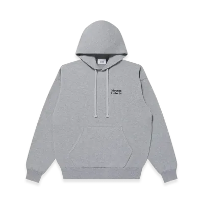 Mercedes Anchor inc. Cashmere Blended Knit Hoodie "Heather Gray"
