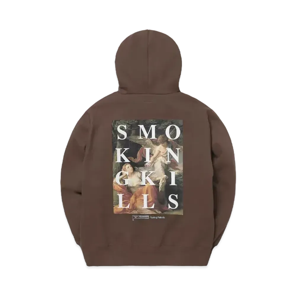FR2 Smoking Angel Zip Hoodie "Brown"