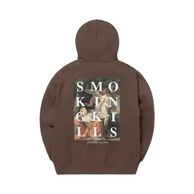FR2 Smoking Angel Zip Hoodie "Brown"