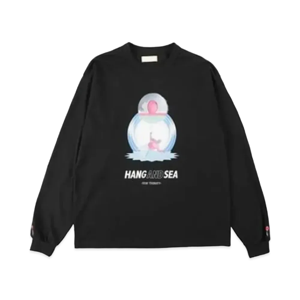 WIND AND SEA WDS x HANGOVERZ Balloon L/S t-shirt "Black"