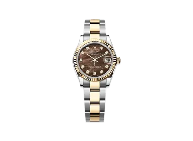 ROLEX Datejust 31mm Oystersteel & Yellow Gold 278273 "Black Mother-of-Pearl"