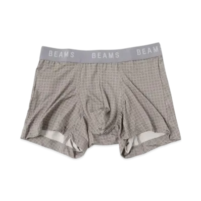 BEAMS Microgrid Boxer Shorts "Gray"