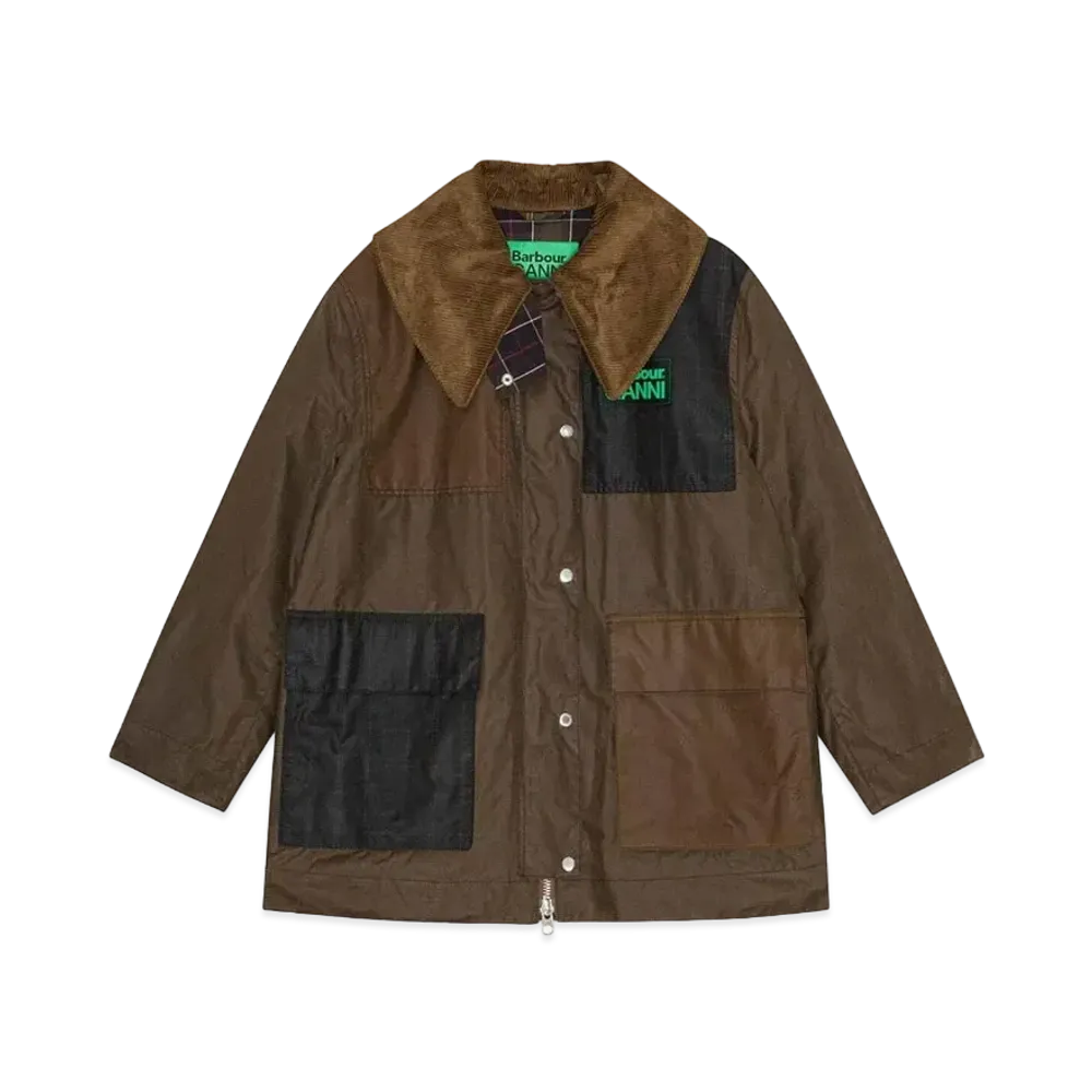 Barbour x GANNI Wax Duffel "Brown"