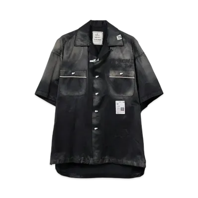 Maison MIHARA YASUHIRO Embriodery Bowling Shirt "Black"