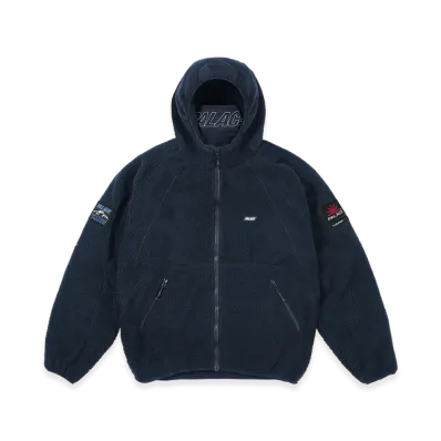 PALACE Getting Higher Therma Fleece Jacket "Navy"