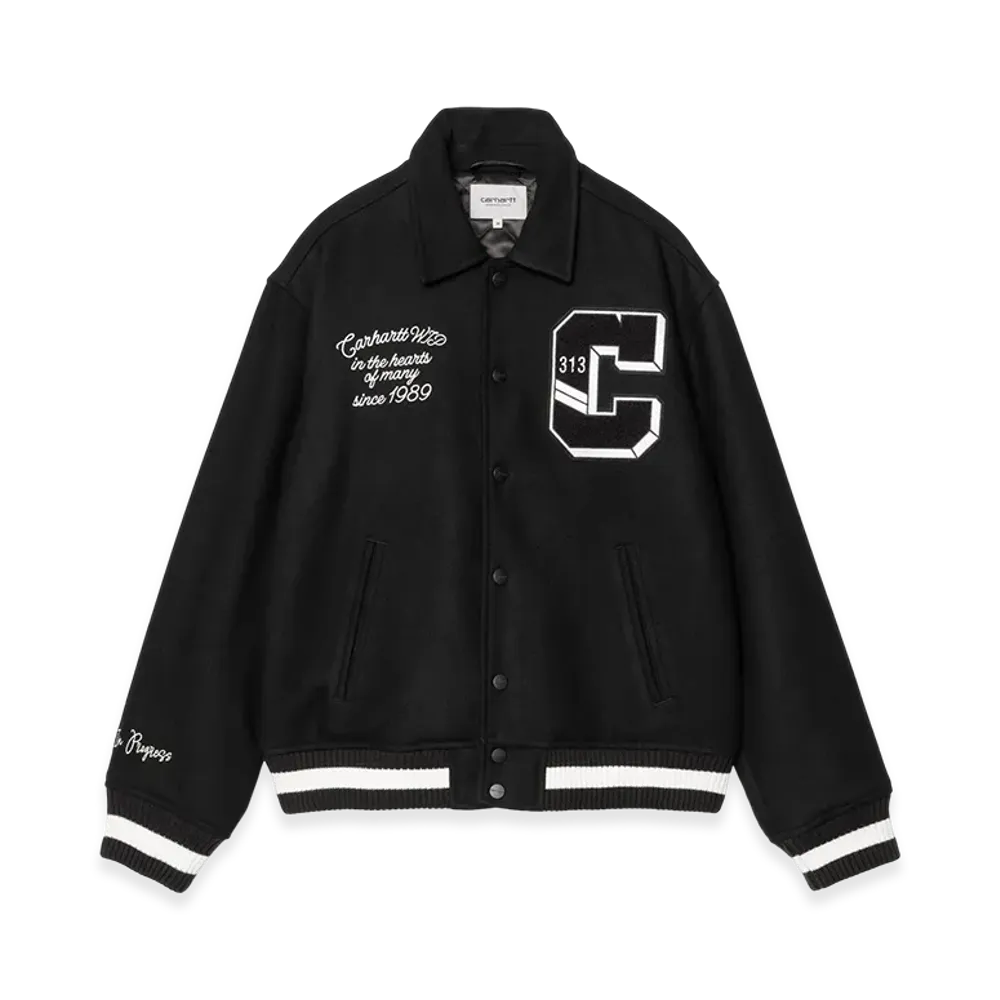 Carhartt WIP World Class Varsity "Black"