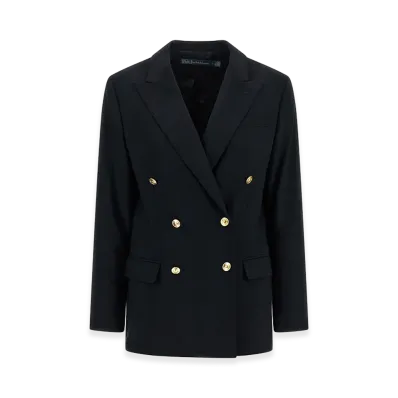 Polo Ralph Lauren Women's Double-Breasted Blazer "Dark Blue"
