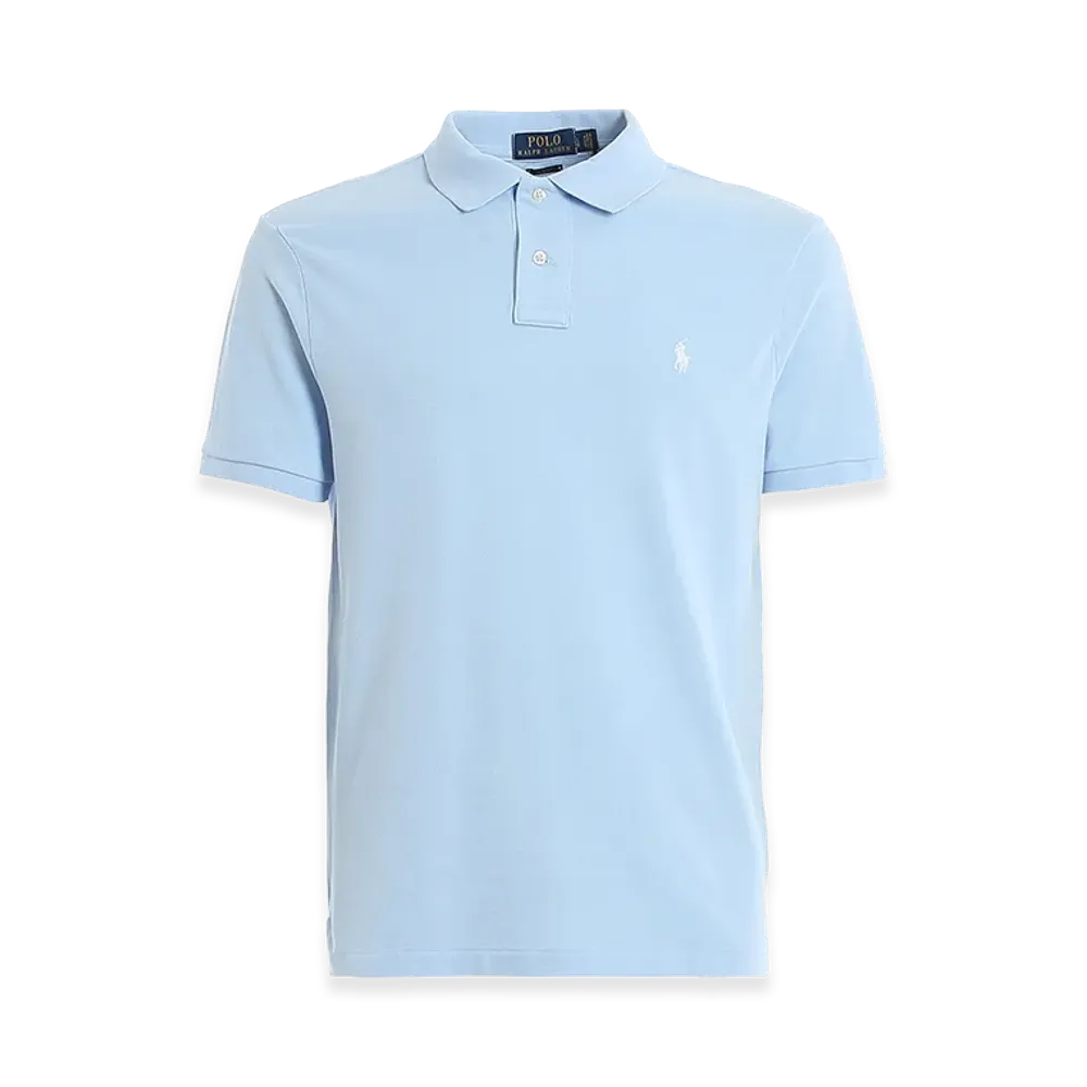 Polo Ralph Lauren Slim Fit Cotton Pique Polo "Light Blue"