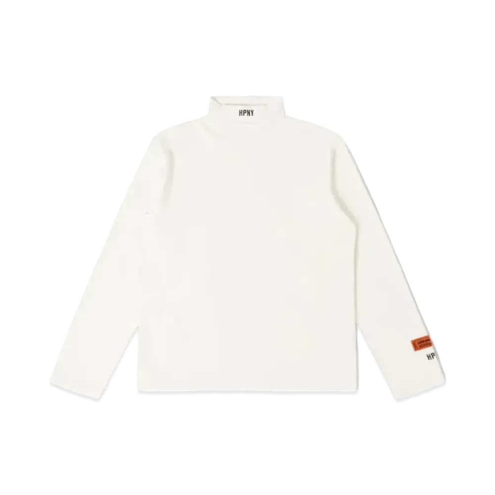 HERON PRESTON Hpny Emb Rollneck "White"