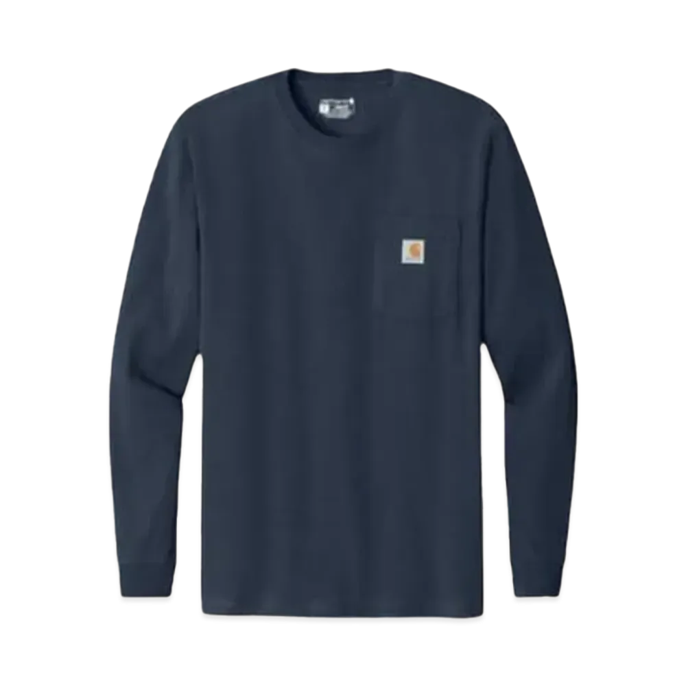 Carhartt Workwear Pocket Long Sleeve T-Shirt "Navy"