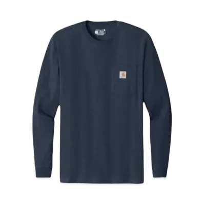 Carhartt Workwear Pocket Long Sleeve T-Shirt "Navy"