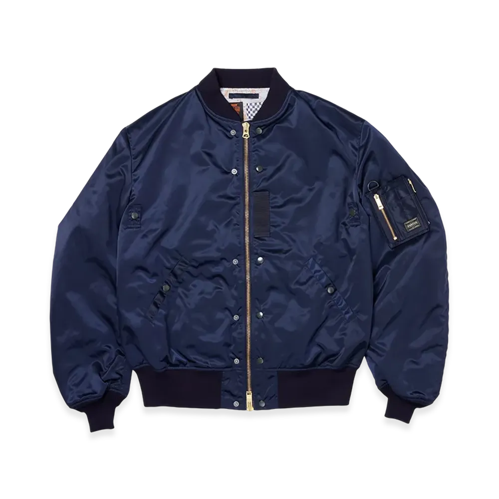 PORTER x Buzz Rickson's MA-1 & Wallet "Iron Blue"