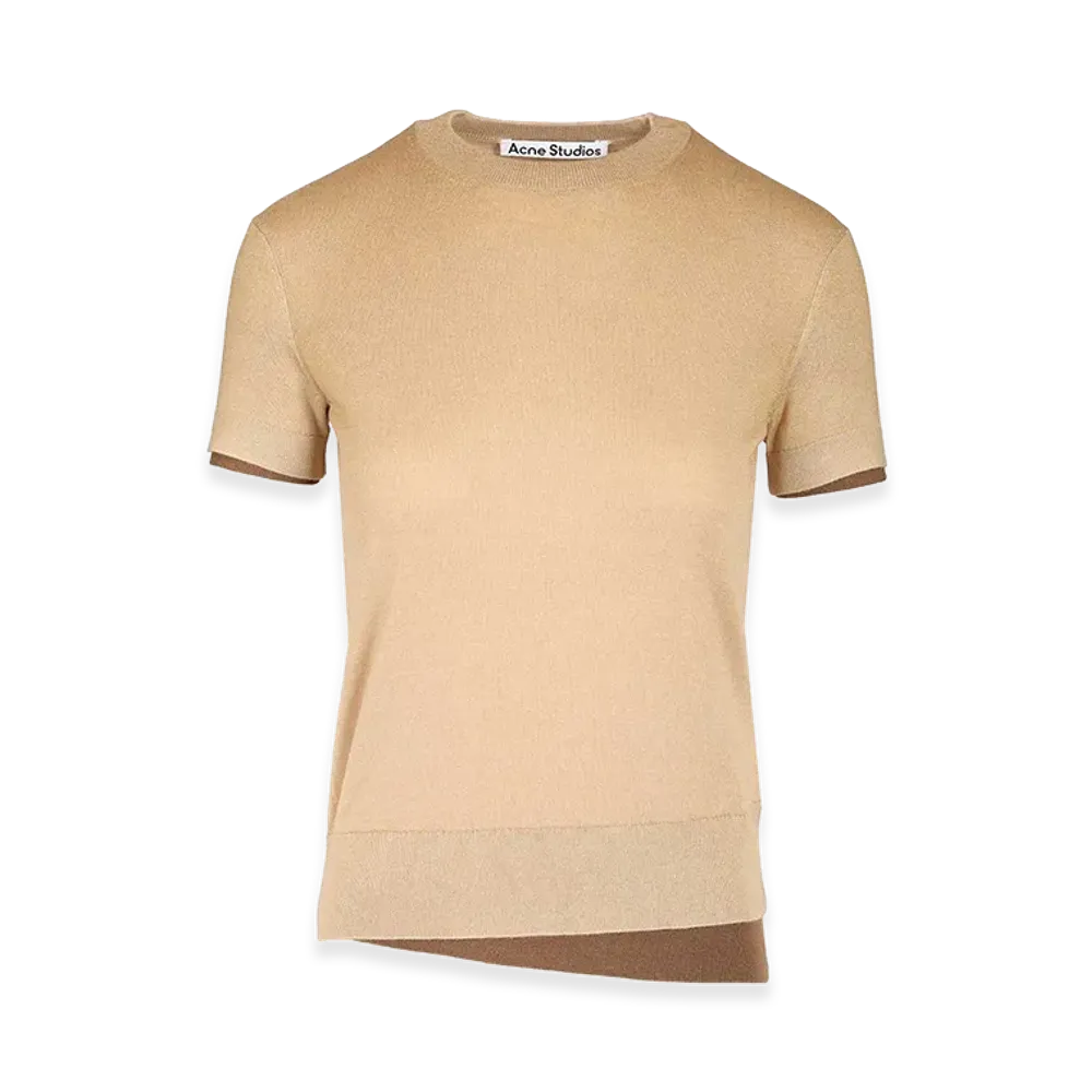 Acne Studios Women's Cashmere And Silk Blend Sweater "Beige"