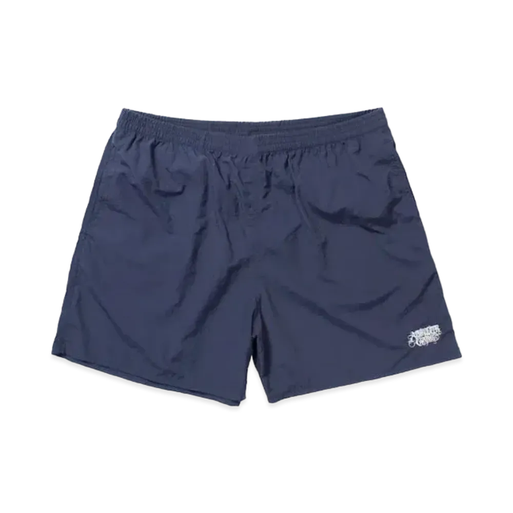 APHRODITEGANG Classic Logo Nylon Shorts "Navy"