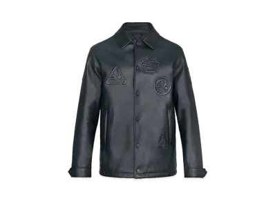 Louis Vuitton LV Satellite Patch Coach Jacket "Noir"