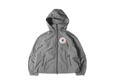 Louis Vuitton With Flag Patch WZip Hoodied 2Way Windbreaker "Light Gray"