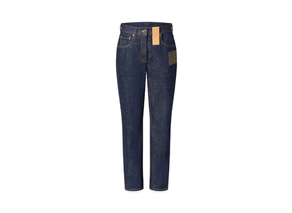Louis Vuitton Monogram Patch Jeans "Indigo"