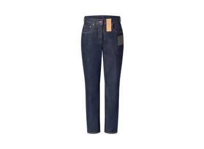 Louis Vuitton Monogram Patch Jeans "Indigo"