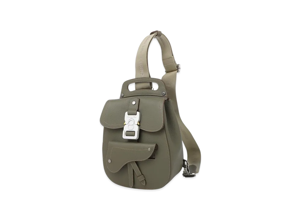 Dior Gallop Mini Sling Bag Grained Calfskin "Khaki"