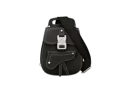 Dior Mini Gallop Sling Bag Grained Calfskin "Black"
