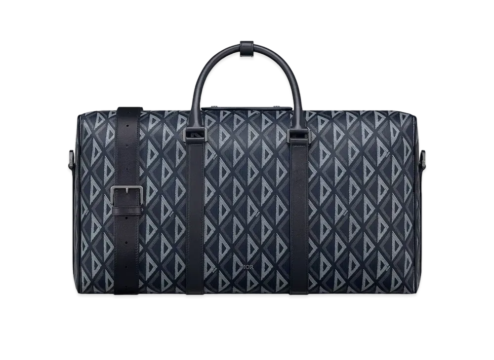 Dior Lingot 50 Bag CD Diamond Canvas "Navy Blue"