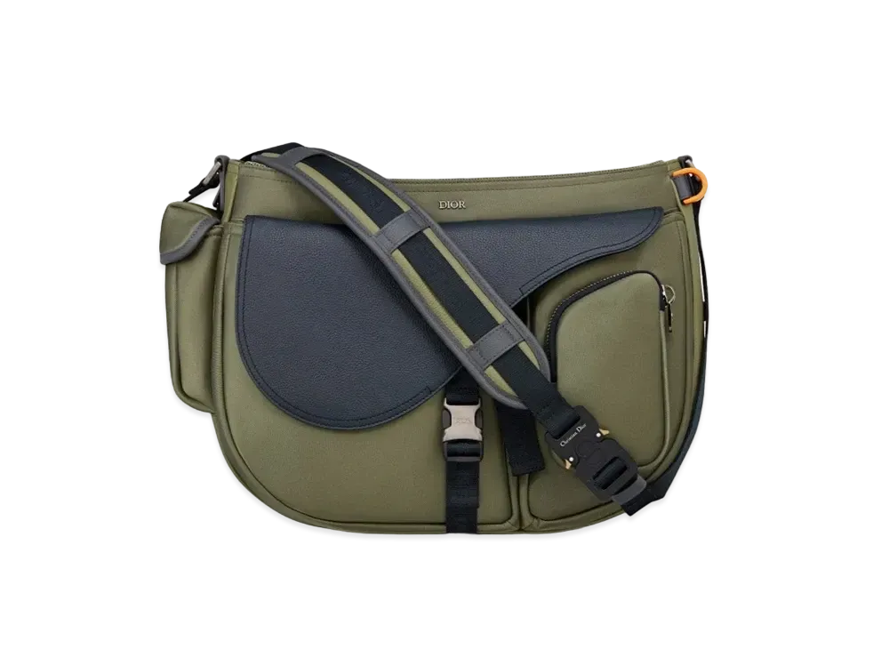 Dior x Sacai Saddle Soft Bag "Olive"