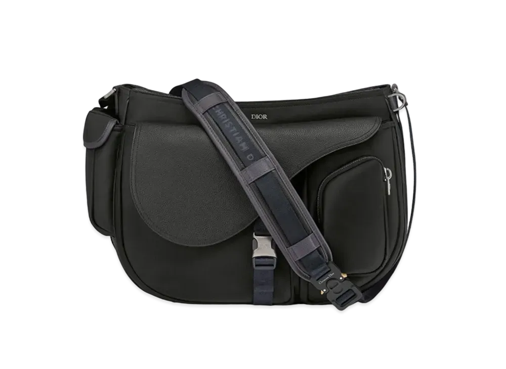 Dior x Sacai Saddle Soft Bag "Black"