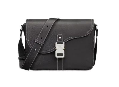 Dior Saddle Messenger Bag Grained Calfskin "Black"