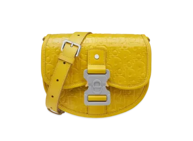 Dior Mini Gallop Bag with Strap Dior Oblique "Yellow"